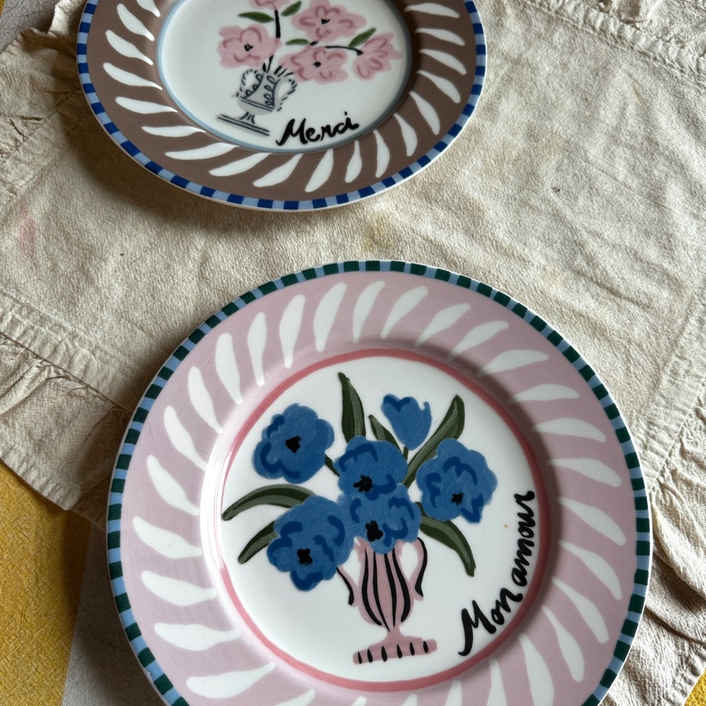 H&M home discontinued new plates